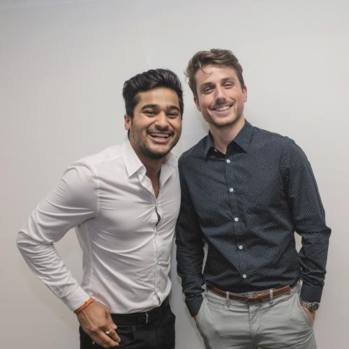 Swipii founders Louis Schena and Chitresh Sharma Swipii founders Louis Schena and Chitresh Sharma