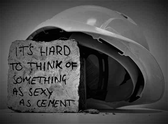 A work hat with the word A work hat with the word