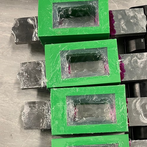test samples prepared for testing within a bespoke environment e.g saline solution test samples prepared for testing within a bespoke environment e.g saline solution